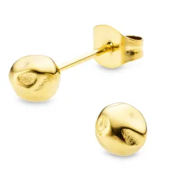 5 mm vanntette ørestikker i forgylt stål - OCEANA