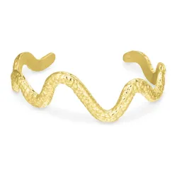 vanntett armring i forgylt stål - OCEANA