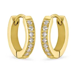 vanntette 15 mm zirkon creol i forgylt stål - OCEANA