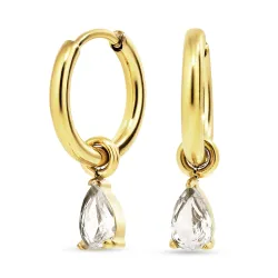 vanntette zirkon creol i forgylt stål - OCEANA