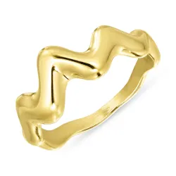 vanntett ring i forgylt stål - OCEANA