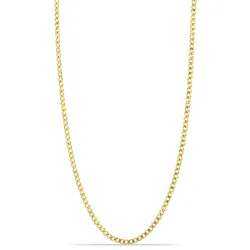 vanntett panserkjede i forgylt stål 41 + 5 cm x 2,6 mm  - OCEANA