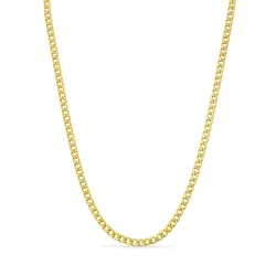 vanntett panserkjede i forgylt stål 50 cm x 4,5 mm  - OCEANA