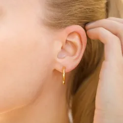 3 x 18 mm vanntette halvcreol i forgylt stål - OCEANA