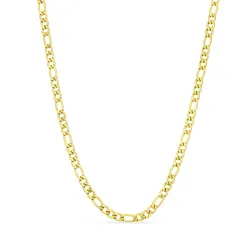 vanntett halskjede i forgylt stål - OCEANA