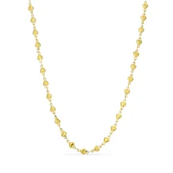 vanntett hjerte halskjede i forgylt stål - OCEANA