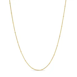 vanntett halskjede i forgylt stål - OCEANA