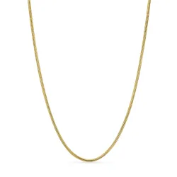 vanntett halskjede i forgylt stål - OCEANA