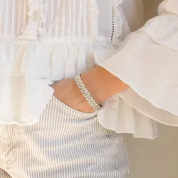 vanntett armring i stål - OCEANA