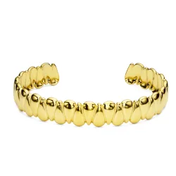 vanntett armring i forgylt stål - OCEANA