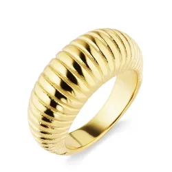 vanntett ring i forgylt stål - OCEANA