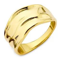 vanntett ring i forgylt stål - OCEANA