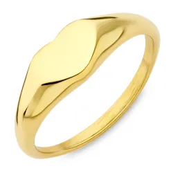 vanntett ring i forgylt stål - OCEANA