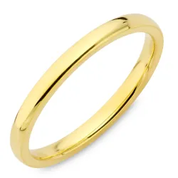 vanntett ring i forgylt stål - OCEANA