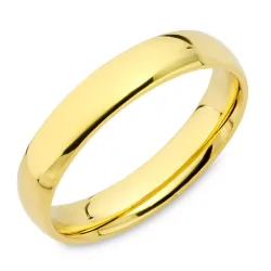 vanntett ring i forgylt stål - OCEANA