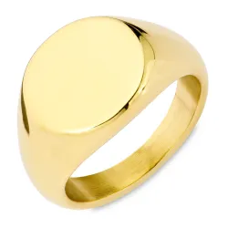 vanntett ring i forgylt stål - OCEANA