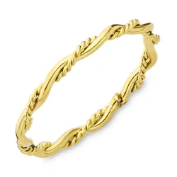 vanntett ring i forgylt stål - OCEANA