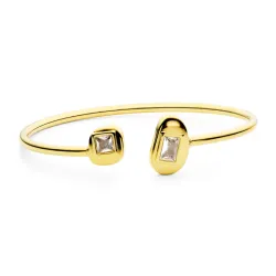 vanntett armring i forgylt stål - OCEANA