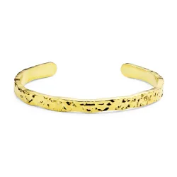 vanntett armring i forgylt stål - OCEANA