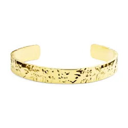 vanntett armring i forgylt stål - OCEANA