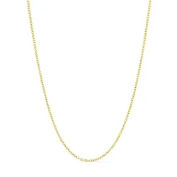 vanntett halskjede i forgylt stål - OCEANA