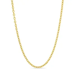 vanntett halskjede i forgylt stål - OCEANA