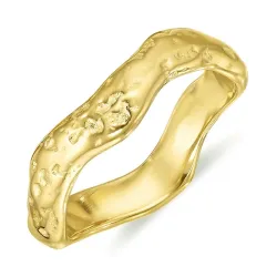 vanntett ring i forgylt stål - OCEANA