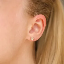 vanntette stjerne helix piercing i forgylt stål - OCEANA