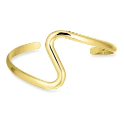 vanntett armring i forgylt stål - OCEANA