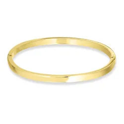 vanntett 4 mm armring i forgylt stål - OCEANA