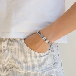 vanntett armbånd i stål - OCEANA