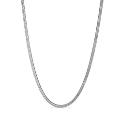 vanntett halskjede i stål 40 + 5 cm x 3 mm  - OCEANA