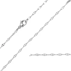 vanntett halskjede i stål 42 cm x 2 mm  - OCEANA