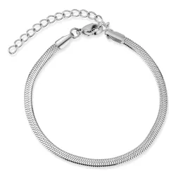 vanntett armbånd i stål 16 + 5 cm x 3,0 mm  - OCEANA