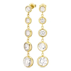 vanntette øredobber i forgylt stål - OCEANA