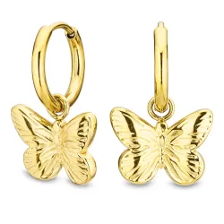 vanntette sommerfugl creol i forgylt stål - OCEANA