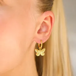 vanntette sommerfugl creol i forgylt stål - OCEANA