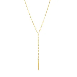 vanntett halskjede i forgylt stål - OCEANA