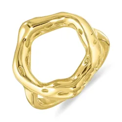 vanntette øredobber i forgylt stål - OCEANA