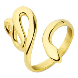 vanntett slange ring i forgylt stål - OCEANA