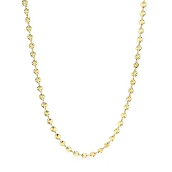 vanntett halskjede i forgylt stål - OCEANA