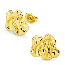 vanntette øredobber i forgylt stål - OCEANA