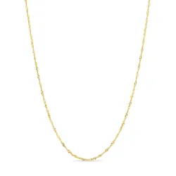 vanntett halskjede i forgylt stål 45 cm x 1,7 mm  - OCEANA