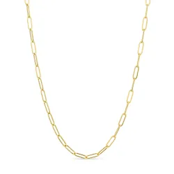 vanntett halskjede i forgylt stål 60 cm x 3,5 mm  - OCEANA