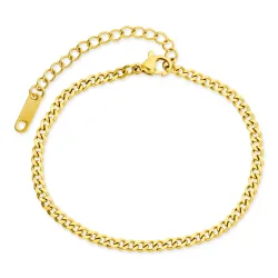 vanntett panserkjede i forgylt stål 16+5 cm x 3,0 mm  - OCEANA