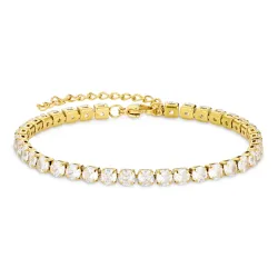 vanntett zirkon armbånd i forgylt stål - OCEANA