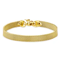 vanntett armbånd i forgylt stål  x 6 mm  - OCEANA