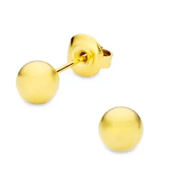 vanntette ørestikker i forgylt stål - OCEANA