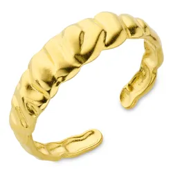 vanntett justerbar ring i forgylt stål - OCEANA