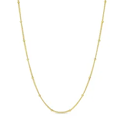 vanntett kulehalskjede i forgylt stål  x 2,0 mm  - OCEANA